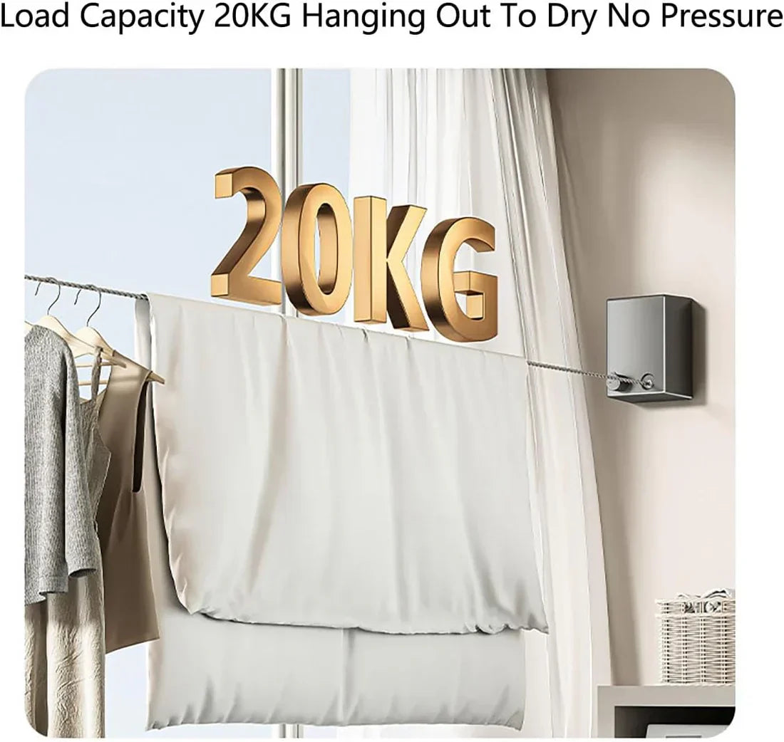 Retractable and Invisible Clothesline