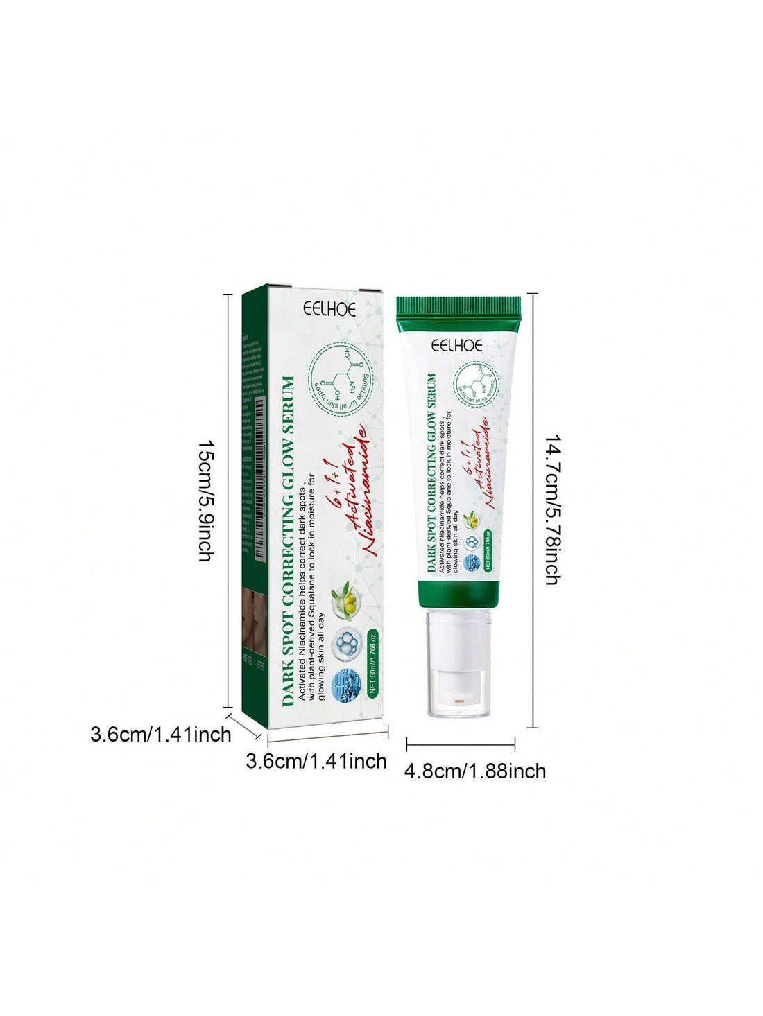 rightening and Cleansing Facial Serum, Helps Fade Dark Spots, Improves Skin Tone, Nourishes and Brightens Skin