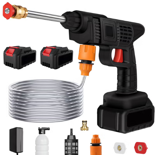 غسالة ضغط كهربائية محمولة لاسلكية للسيارة